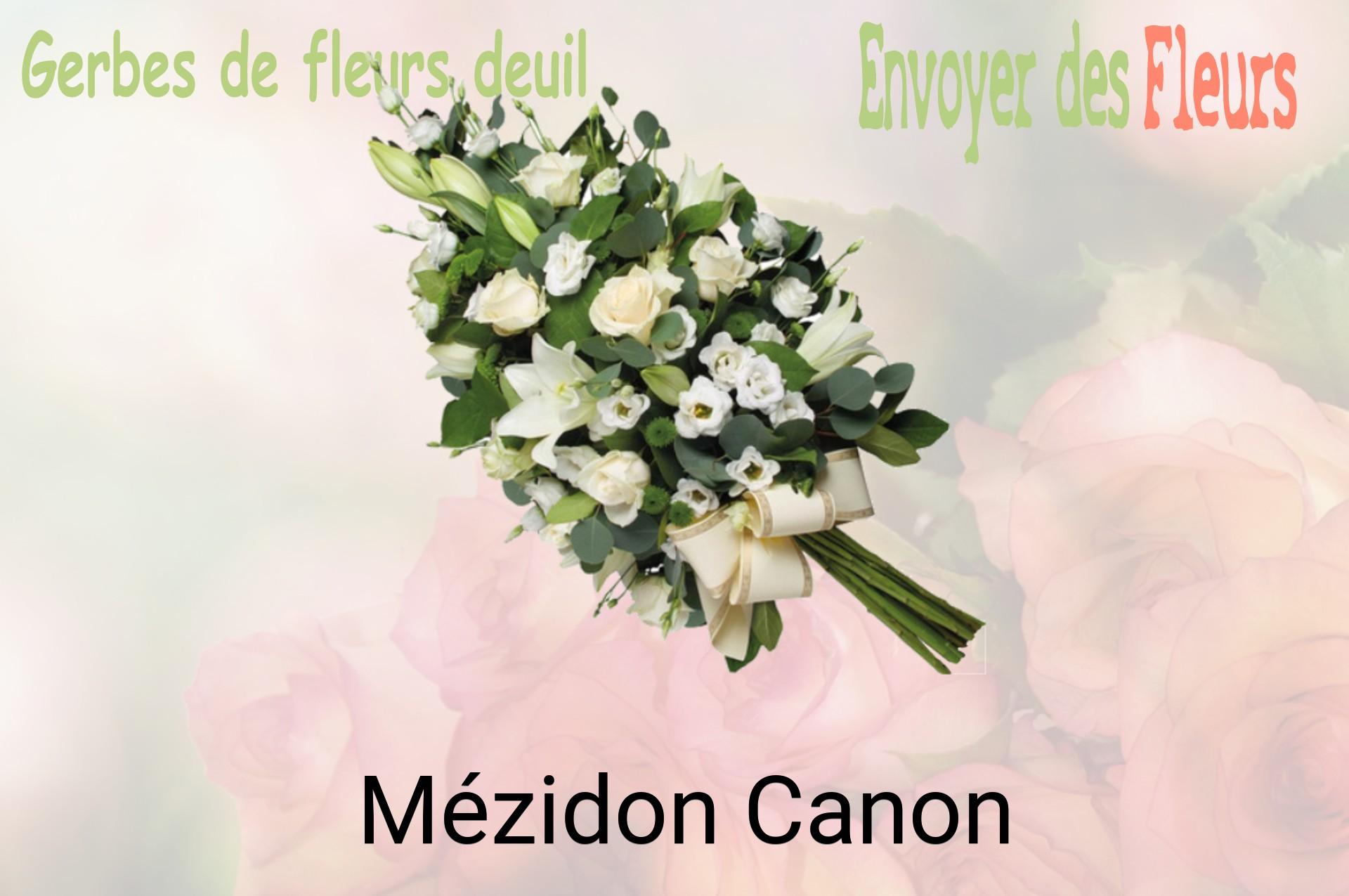 Gerbe de fleurs de deuil livrée à Mézidon-Canon